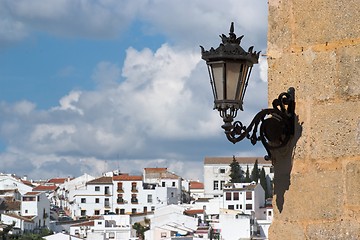 Image showing Retro street lantern 