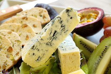 Image showing Cheese And Fruit Platter