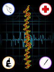 Image showing Medical abstract  background