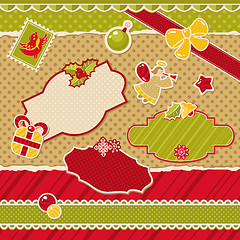 Image showing christmas design elements