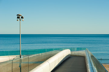 Image showing Scenic footbridge