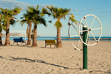 Image showing Beach equipment