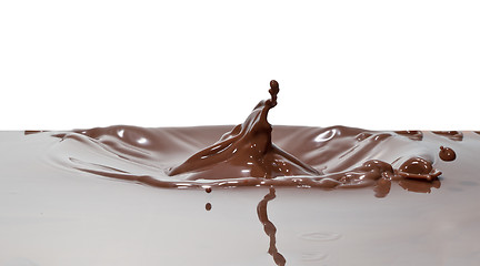 Image showing chocolate splash