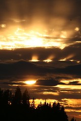 Image showing Sunset, Trondelag Norway