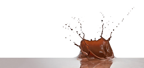 Image showing chocolate splash