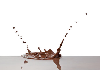 Image showing chocolate splash