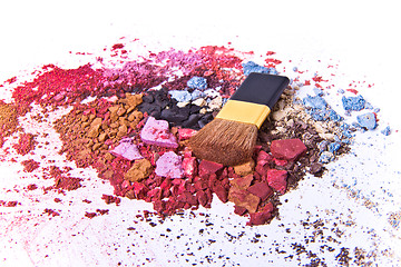 Image showing crushed eyeshadow