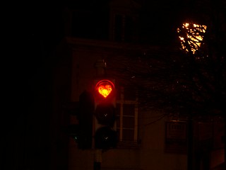 Image showing Valentine Stoplight