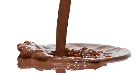 Image showing chocolate splash