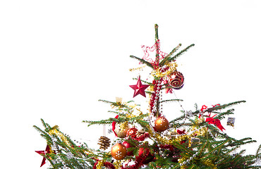 Image showing decorated christmas tree