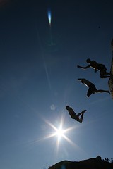 Image showing Diving,Vanvikan Norway