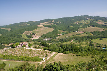 Image showing Typical Tuscan landscape