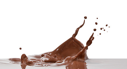 Image showing chocolate splash