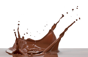 Image showing chocolate splash