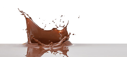 Image showing chocolate splash