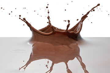 Image showing chocolate splash