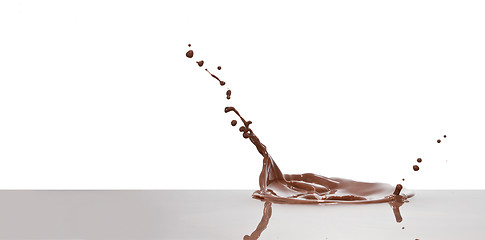 Image showing chocolate splash