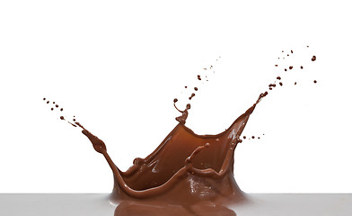 Image showing chocolate splash