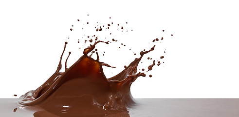 Image showing chocolate splash