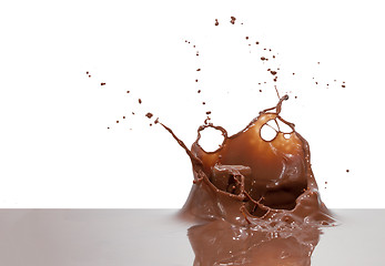 Image showing chocolate splash