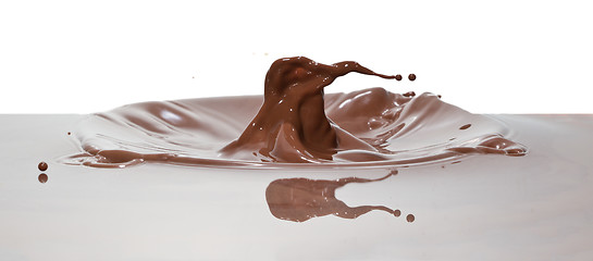 Image showing chocolate splash