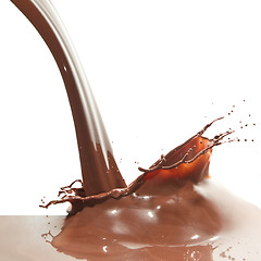 Image showing pouring chocolate