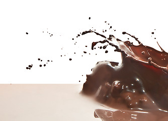 Image showing pouring chocolate