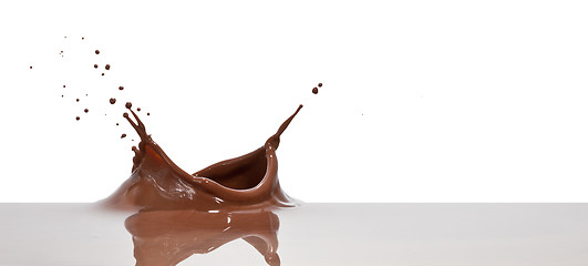 Image showing chocolate splash