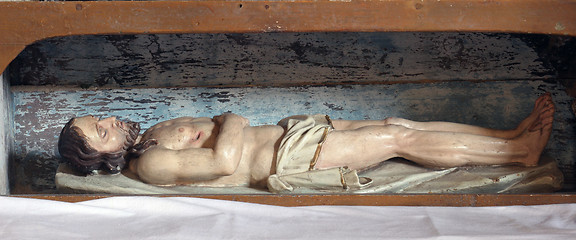 Image showing Jesus is laid in the Tomb