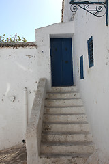 Image showing Stairway in Sidi Bou Said, Tunisia