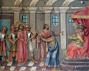 Image showing Jesus before Pontius Pilate