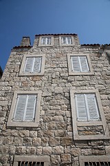 Image showing old historic house in Orebic, Croatia