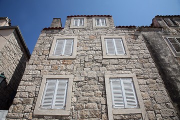Image showing old historic house in Orebic, Croatia