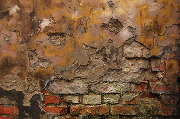 Image showing Old brick wall