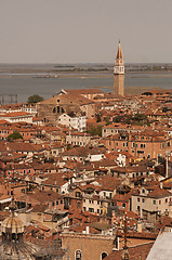 Image showing Aerial view of Venice city