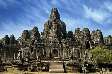 Image showing Ancient temple in Angkor Wat, Cambodia