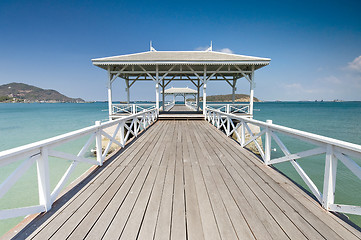 Image showing Beautiful pier in Thailand