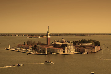 Image showing Aerial view of Venice city