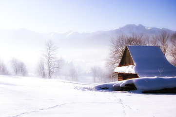 Image showing Glamour winter scene