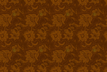 Image showing Seamless backgorund: retro floral texture