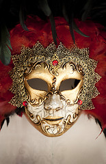 Image showing Venetian carnival mask