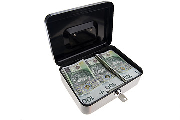 Image showing Money in cash box