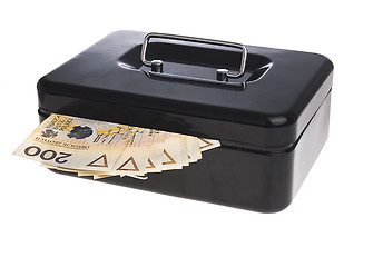 Image showing Money in cash box