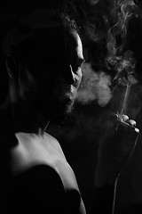 Image showing Smoker silhouette