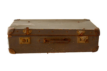 Image showing Very old suitcase