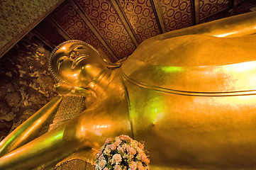 Image showing reclining Buddha in Bangkok