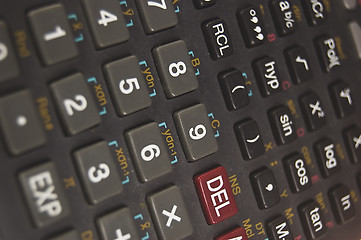 Image showing calculator close up