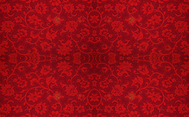 Image showing Seamless backgorund: retro floral texture