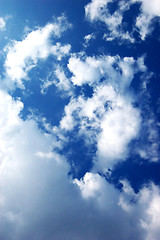 Image showing Blue sky and white clouds