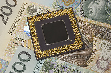 Image showing processor on polish money